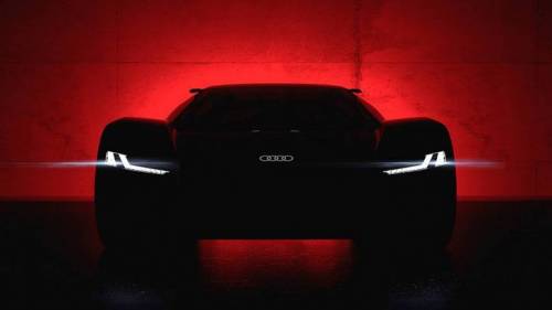 Audi представила первое фото электрического суперкара E-Tron