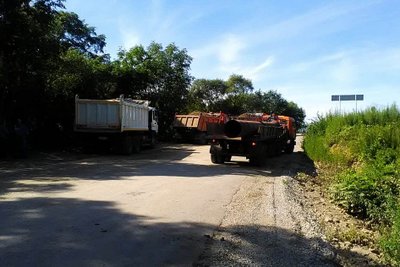 В Приморье восстанавливают пострадавшие в результате ливней дороги