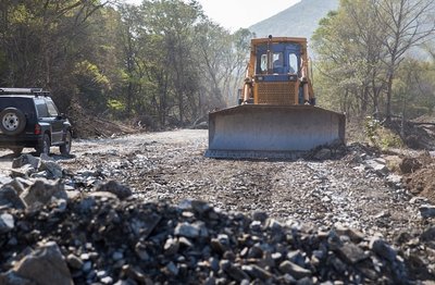 В Анучинском районе Приморья восстановлено движение по ранее размытым дорогам