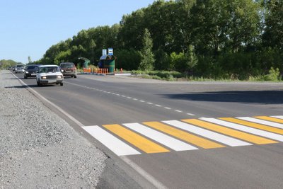 Участок трассы Кемерово - Тайга отремонтировали на Кузбассе по федеральному проекту