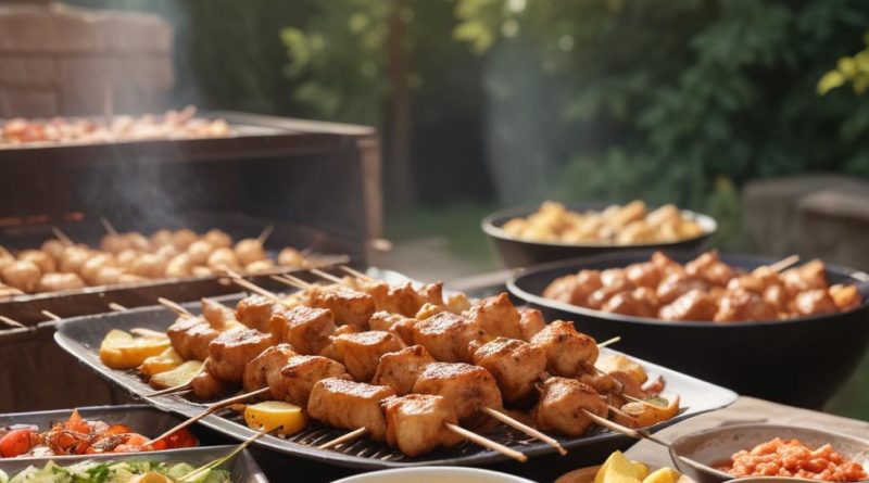 Пошаговый рецепт маринада для шашлыка из куриного филе на мангале